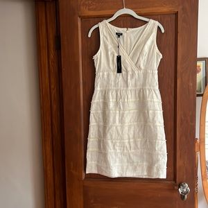 Beige Sleeveless dress